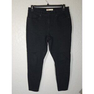 Levi’s Signature Jeans Mid-Rise Skinny Size 12 (31x28) Black